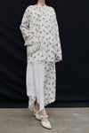 Mutedance 25 Spring/Summer Silk Slant-Breasted Bouquet Top MD-MD25SS124-HOARY MD25SS123